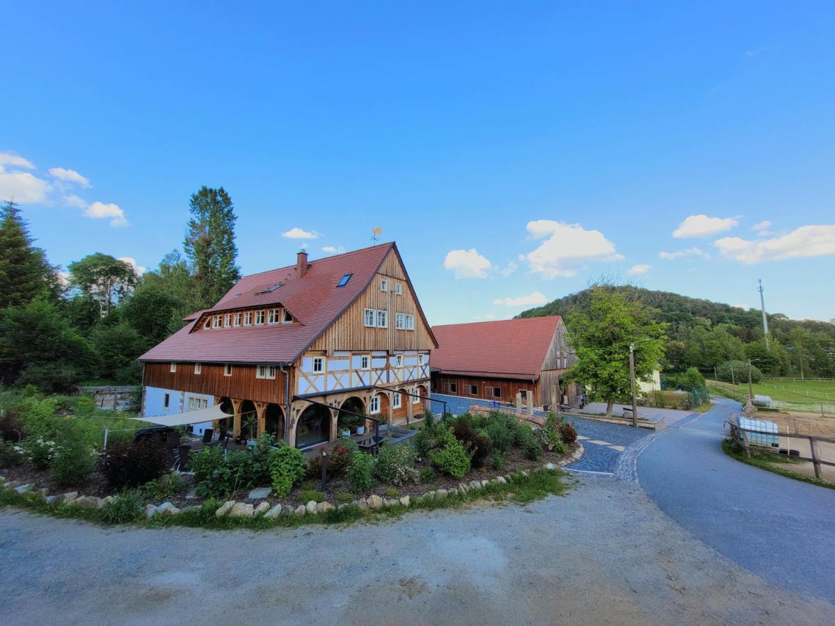Pferdehof Am Burgsberg, Ferienzimmer, Monteurzimmer Seifhennersdorf Esterno foto